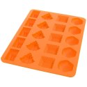 FORMA DO PIECZENIA CIASTEK CIASTECZEK SILIKONOWA POMARAŃCZOWA MIX SILLINIE ORION 151725