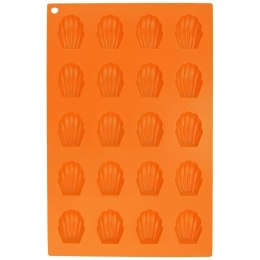 FORMA DO PIECZENIA CIASTEK CIASTECZEK SILIKONOWA POMARAŃCZOWA MUSZELKI SILLINIE ORION 151723