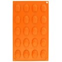 FORMA DO PIECZENIA CIASTEK CIASTECZEK SILIKONOWA POMARAŃCZOWA MUSZELKI SILLINIE ORION 151723