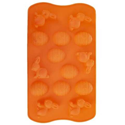 FORMA DO PIECZENIA CIASTEK I PRALIN PRALINEK SILIKONOWA POMARAŃCZOWA JAJKA SILLINIE ORION 151749