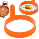 FORMA DO SMAŻENIA JAJEK NALEŚNIKÓW PANCAKE SILIKONOWA BRĄZOWA KOŁO SILLINIE ORION 151756