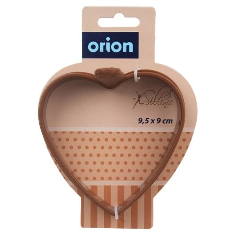 FORMA DO SMAŻENIA JAJEK NALEŚNIKÓW PANCAKE SILIKONOWA BRĄZOWA SERCE SILLINIE ORION 151716