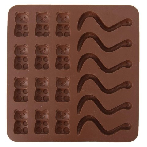 FORMA FOREMKA NA ŻELKI DO ŻELKÓW SILIKONOWA BRĄZOWA SILLINIE ORION 151738