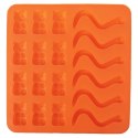 FORMA FOREMKA NA ŻELKI DO ŻELKÓW SILIKONOWA POMARAŃCZOWA SILLINIE ORION 151739