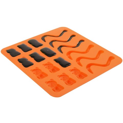 FORMA FOREMKA NA ŻELKI DO ŻELKÓW SILIKONOWA POMARAŃCZOWA SILLINIE ORION 151739