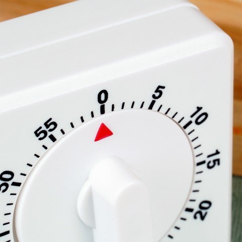 MINUTNIK KUCHENNY MECHANICZNY RĘCZNY TIMER 0-60MIN BIAŁY ORION 130739