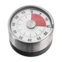 MINUTNIK KUCHENNY Z MAGNESEM TIMER ANALOGOWY RĘCZNY 0-60 MINUT ORION 130742