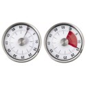 MINUTNIK KUCHENNY Z MAGNESEM TIMER ANALOGOWY RĘCZNY 0-60 MINUT ORION 130742