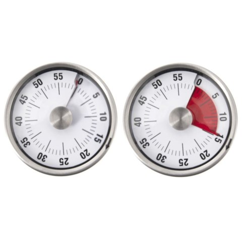 MINUTNIK KUCHENNY Z MAGNESEM TIMER ANALOGOWY RĘCZNY 0-60 MINUT ORION 130742