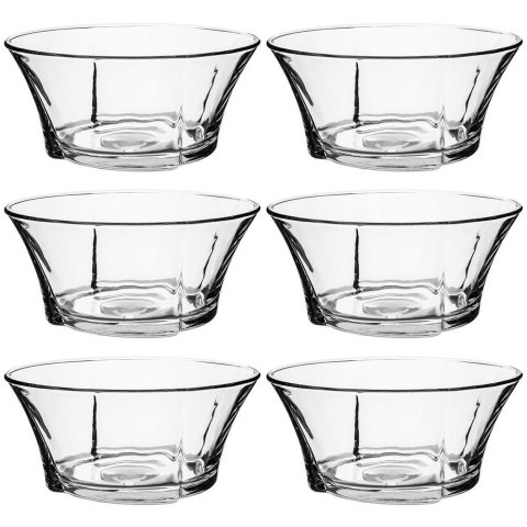 MISECZKI SZKLANA DO SERWOWANIA 12CM 310ML ZESTAW MISEK 6 SZTUK ORION 140473