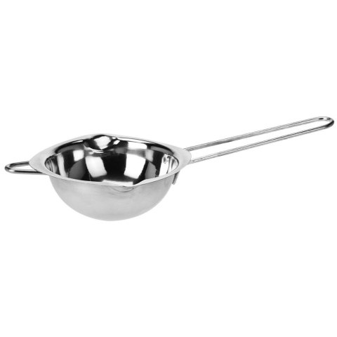MISKA DO ROZTAPIANIA CZEKOLADY I WOSKU METALOWA STALOWA 260ML ORION 126114