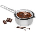 MISKA DO ROZTAPIANIA CZEKOLADY I WOSKU METALOWA STALOWA 260ML ORION 126114