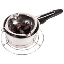 MISKA DO ROZTAPIANIA CZEKOLADY I WOSKU METALOWA STALOWA 260ML ORION 126114