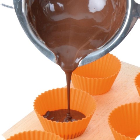 MISKA DO ROZTAPIANIA CZEKOLADY I WOSKU METALOWA STALOWA 260ML ORION 126114