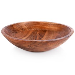 MISKA DREWNIANA DO SERWOWANIA PRZEKĄSEK CHIPSÓW 25.5CM 1.2L VILDE 259652