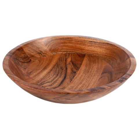 MISKA DREWNIANA DO SERWOWANIA PRZEKĄSEK CHIPSÓW 25.5CM 1.2L VILDE 259652