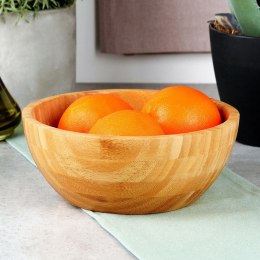 MISKA DREWNIANA DO SERWOWANIA PRZEKĄSEK SAŁATEK NA OWOCE 20CM 1.3L EXCELLENT HOUSEWARE 259698