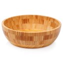 MISKA DREWNIANA DO SERWOWANIA PRZEKĄSEK SAŁATEK NA OWOCE 26CM 2.6L EXCELLENT HOUSEWARE 259699