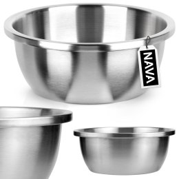 MISKA KUCHENNA DO MIKSOWANIA METALOWA STALOWA ACER 28CM 4.3L NAVA 10-261-003