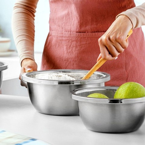MISKA KUCHENNA DO MIKSOWANIA METALOWA STALOWA ACER 28CM 4.3L NAVA 10-261-003