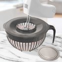 MISKA KUCHENNA DO MIKSOWANIA MIESZANIA Z POKRYWKĄ MIARKA GREY 3L ORION 129807