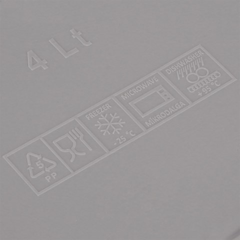 MISKA KUCHENNA DO WYRASTANIA CIASTA Z POKRYWKĄ 25CM 4L MISA ORION 126185