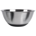 MISKA KUCHENNA METALOWA STALOWA ANTYPOŚLIZGOWA SREBRNA 15.5CM 700ML VILDE 259640