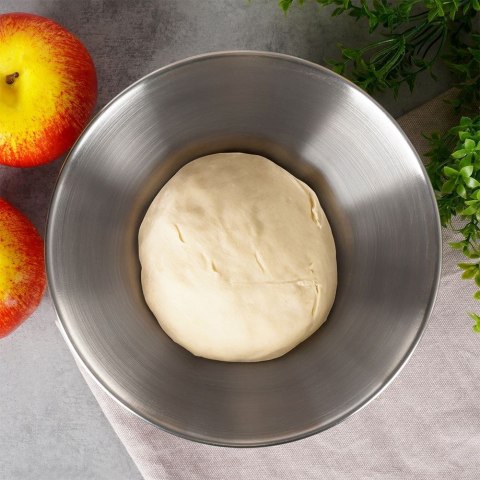 MISKA KUCHENNA METALOWA STALOWA ANTYPOŚLIZGOWA SREBRNA 19CM 1.2L VILDE 259641