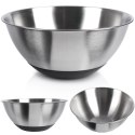 MISKA KUCHENNA METALOWA STALOWA ANTYPOŚLIZGOWA SREBRNA 21.5CM 1.9L VILDE 259642