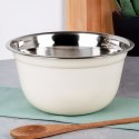 MISKA KUCHENNA METALOWA STALOWA BIAŁA 26CM 4.2L VILDE 259709