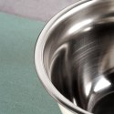 MISKA KUCHENNA METALOWA STALOWA BIAŁA MISECZKA MAŁA 14.5CM 700ML VILDE 259706
