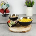 MISKA KUCHENNA METALOWA STALOWA CZARNA 16CM 700ML TRAGAR 259168