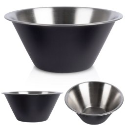 MISKA KUCHENNA METALOWA STALOWA CZARNA 18CM 950ML VILDE 259645
