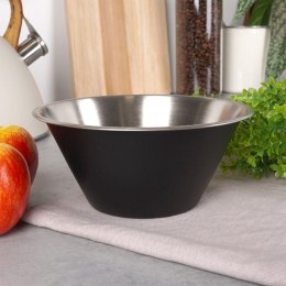MISKA KUCHENNA METALOWA STALOWA CZARNA 18CM 950ML VILDE 259645