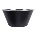 MISKA KUCHENNA METALOWA STALOWA CZARNA 22CM 2L VILDE 259646
