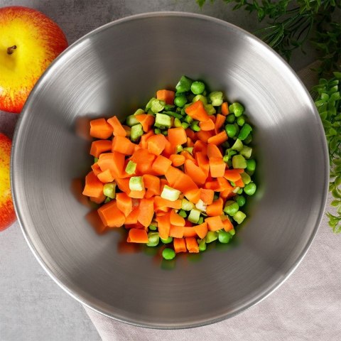 MISKA KUCHENNA METALOWA STALOWA SREBRNA 21.5CM 1.9L VILDE 259639