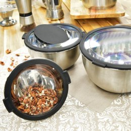 MISKA KUCHENNA METALOWA STALOWA Z POKRYWKĄ 3L ORION 120293