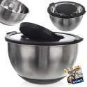 MISKA KUCHENNA METALOWA STALOWA Z POKRYWKĄ 3L ORION 120293