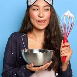 MISKA KUCHENNA METALOWA STALOWA Z POKRYWKĄ ANTYPOŚLIZGOWA 17.5CM 1.65L ORION 120292