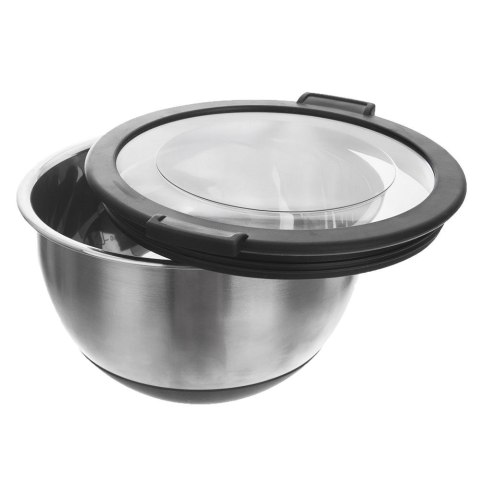 MISKA KUCHENNA METALOWA STALOWA Z POKRYWKĄ ANTYPOŚLIZGOWA 17.5CM 1.65L ORION 120292