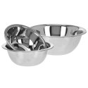 MISKA KUCHENNA METALOWA STALOWA ZESTAW MISEK KUCHENNYCH 3-ELE EXCELLENT HOUSEWARE 110704