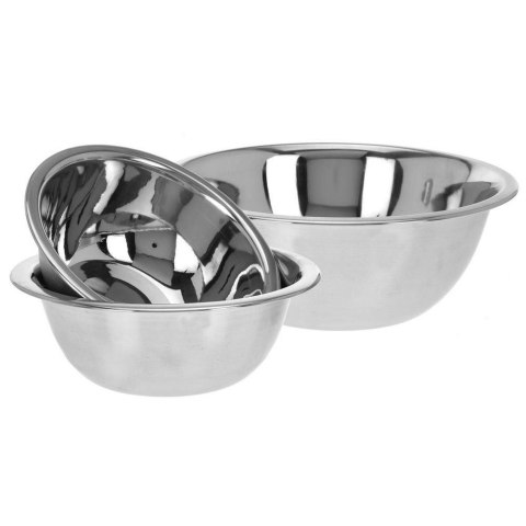 MISKA KUCHENNA METALOWA STALOWA ZESTAW MISEK KUCHENNYCH 3-ELE EXCELLENT HOUSEWARE 110704
