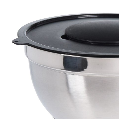 MISKA KUCHENNA Z TARKAMI METALOWA STALOWA 4.5L EXCELLENT HOUSEWARE 110735
