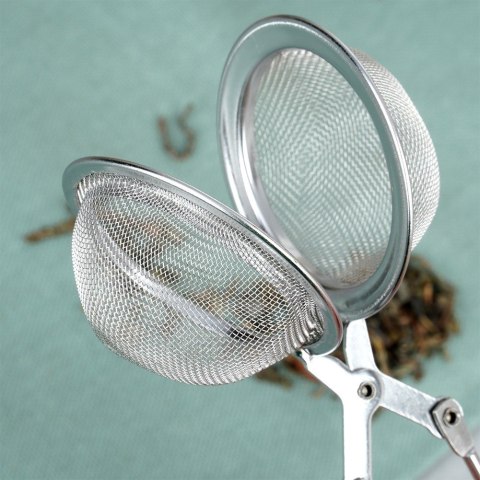 SITKO DO ZAPARZANIA PARZENIA HERBATY ZIÓŁ STALOWE DO KUBKA SZKLANKI 5X16 CM VILDE 259721