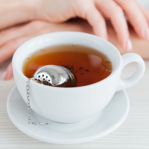 SITKO DO ZAPARZANIA PARZENIA HERBATY ZIÓŁ STALOWE DO KUBKA SZKLANKI 5CM GET-IT 259192