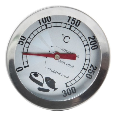 TERMOMETR DO WĘDZARNI STALOWY Z SONDĄ 16CM ORION 152849