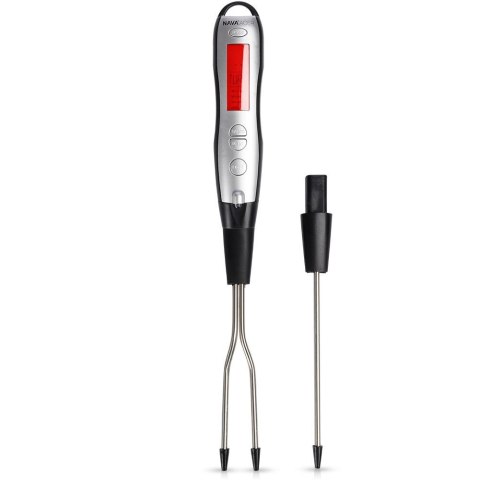 TERMOMETR KUCHENNY ELEKTRONICZNY Z WIDELCEM I SONDĄ DO MIĘSA TIMER ACER NAVA 10-274-041