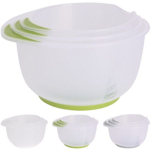 ZESTAW MISEK KUCHENNYCH DO MIKSOWANIA Z MIARKĄ 1.5 / 2 / 2.5L 3 SZTUKI MISKA EXCELLENT HOUSEWARE 110737