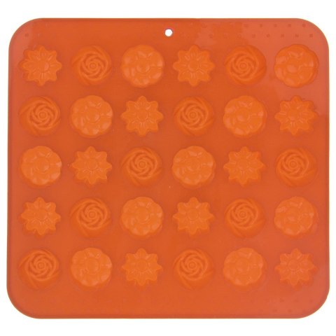 FOREMKA DO PRALIN PRALINEK NA PRALINY PRALINKI FORMA SILIKONOWA POMARAŃCZOWA SILLINIE ORION 151737