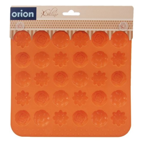 FOREMKA DO PRALIN PRALINEK NA PRALINY PRALINKI FORMA SILIKONOWA POMARAŃCZOWA SILLINIE ORION 151737